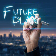Fototapeta na wymiar Crafting the Future Plan