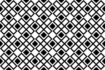 Seamless rug, carpet geometric monochrome pattern.