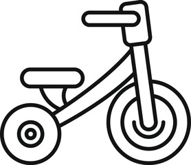 Child tricycle promoting outdoor activities and healthy lifestyle for kids