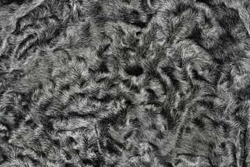 The natural soft texture of sheepskin clothing