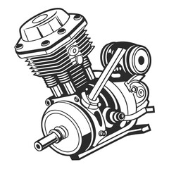 Engine vector illustration