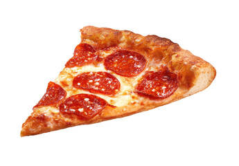 A delicious slice of pepperoni pizza with melted cheese (5)