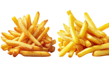 Golden fried potato sticks, a delicious and crispy side dish