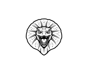 Head Mascot Logo Illustration