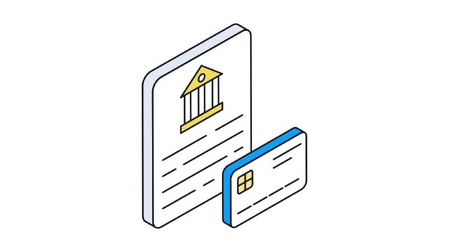Bank Statement Animated Mp4 File