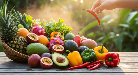 fruits and vegetables