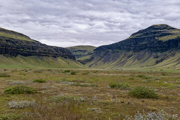 mountains and landscape in Iceland
