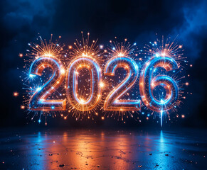 2026 fireworks display for new year celebration