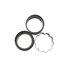 Set of Metal Cookie Cutters baking pastry