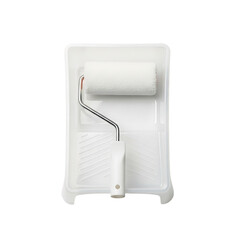 White Paint Roller and Tray Set roller tray painting tool