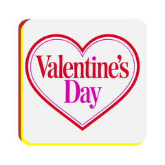 A beautiful red heart vector with a romantic symbol and illustration perfect for a Valentine's Day card or happy holiday celebration