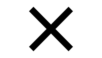 Close Cancel Icon: X Mark Symbol for Delete, Error, Multiplication, and Reject