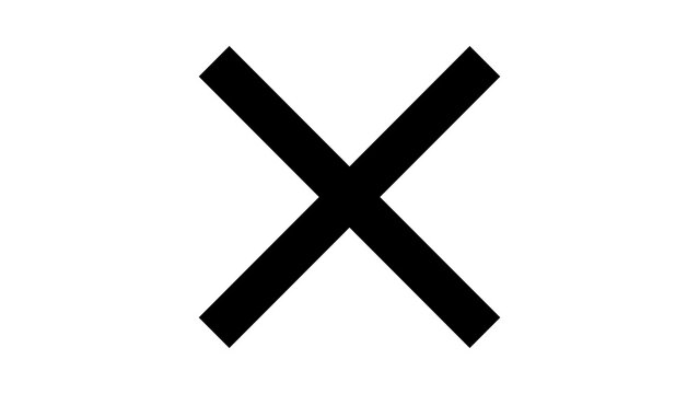 Close Cancel Icon: X Mark Symbol for Delete, Error, Multiplication, and Reject