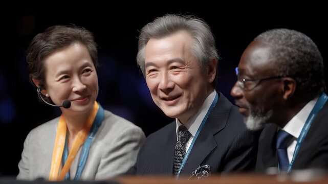 International Dignitaries Exchange Ideas and Discuss Future Development