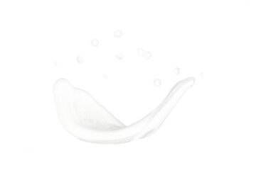 Milk Splash On White Background