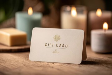 invitation to a candlelit spa