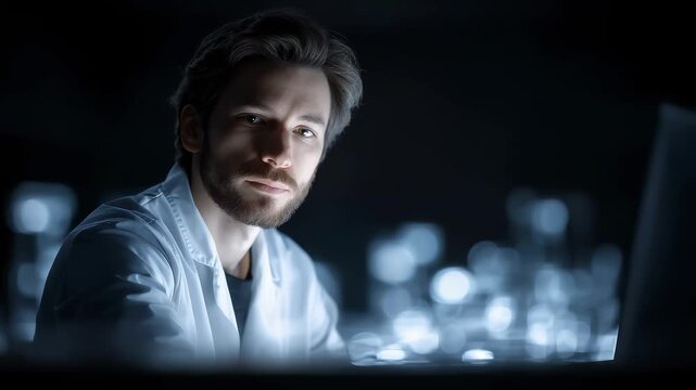 Researcher Focuses on Research and Tackles Difficulties Late at Night