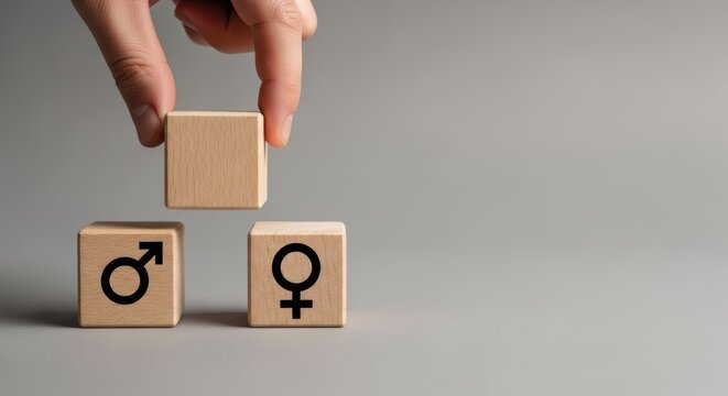 Empowered Advocate for Equal Opportunities Stands in Open Social Space with Etched Symbol of Gender Equality, Perfect for Showcasing Commitment to Inclusion and Progressive Values.