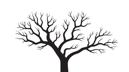 tree silhouette vector