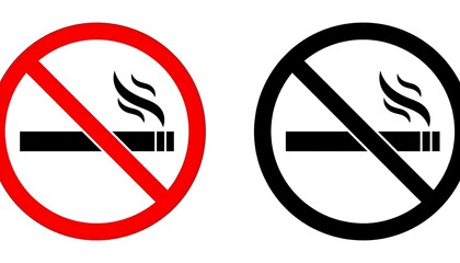 Red prohibition sign with black hand silhouette inside circle and diagonal line, symbolizing do not touch or stop