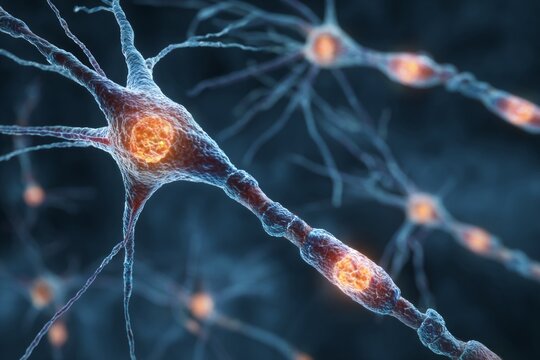 Brisk BDNF Bay: Brain-derived neurotrophic factor (BDNF) neurotransmitters form a brisk bay, promoting neuronal survival and growth.