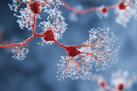 Brisk BDNF Bay: Brain-derived neurotrophic factor (BDNF) neurotransmitters form a brisk bay, promoting neuronal survival and growth.