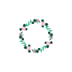 Christmas Wreath Sticker illustration | Decorative transparent PNG 