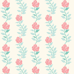 Print  floral_repeating_pattern_textured_geometric_colorful_pastel_background_fabric