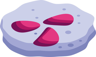 Radioactive contamination polluting environment with toxic waste creating hazard for planet