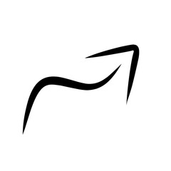 Abstract brush stroke calligraphy swoosh set vector