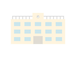 シンプルな学校のイラスト