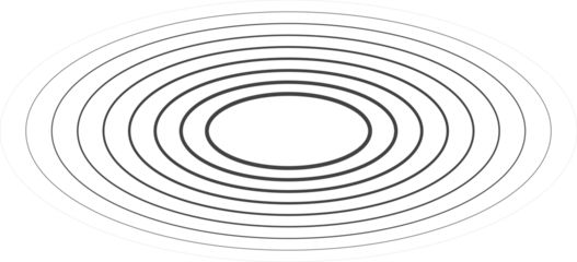 Oval halftone line with blending. Technology design element