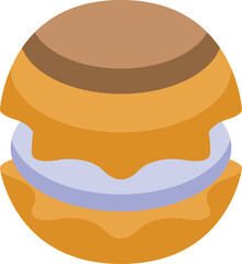 Tasty burger dripping with melted cheese and honey sauce, perfect for a quick and satisfying meal