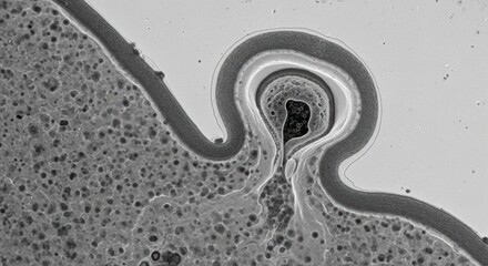 Molecular Mechanism of Viral Egress: HIV-1 Budding from Cell Membrane Detail View