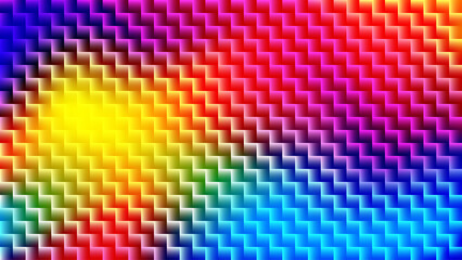 Futuristic Purple-Pink Zigzag Neon Glow Gradient Pattern with Smooth Blends for Aesthetic Digital Designs