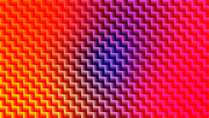 Fiery Orange-Red Zigzag Neon Geometric Pattern Abstract Design with Warm Gradient Glow for Sunset Vibes