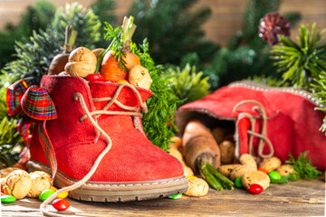  Sinterklaas Christmas holiday background