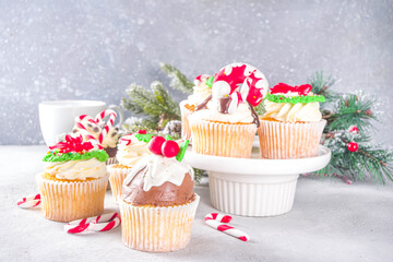 Christmas cupcakes
