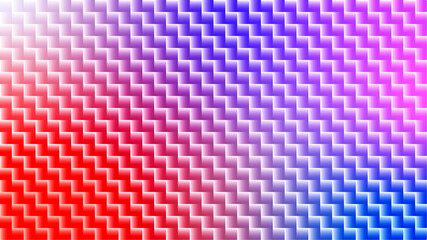 Feminine Pink-Purple Zigzag Neon Abstract Design with Soft Gradient Glow Effects for Aesthetic Use