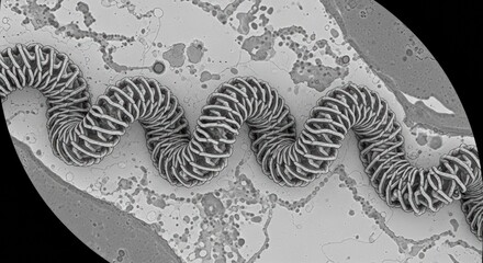 High Resolution Transmission Electron Microscopy of Paramyxovirus Internal Filament Structure