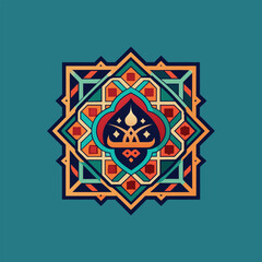 Islamic ornamental vector design 