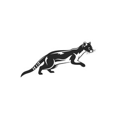 Naklejka premium Sleek Wild Animal Vector Illustration.