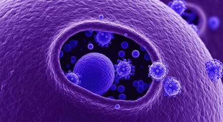 Exocytosis of Viral Particles from Host Cell for Scientific and Biomedical Research