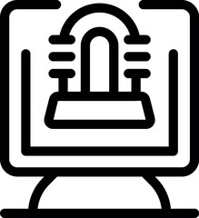 Metal detecting hobby finds treasure displayed on a monitor screen