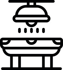 Billiard table with overhead lamp providing focused illumination for precise gameplay