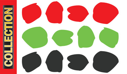 Abstract Flat Blobs and Organic Shapes Collection