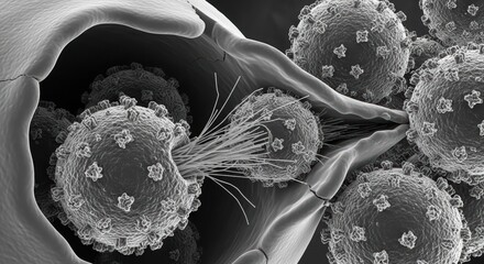 Viral Uncoating Mechanism Endosomal Escape Cryo Scanning Electron Micrograph Membrane Fusion Detail