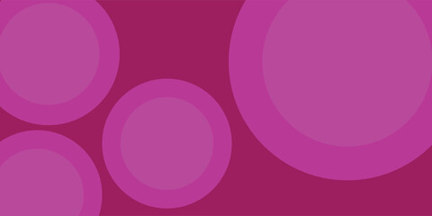 Abstract Bright Magenta Concentric Circles Pop Art Background Vector illustration.