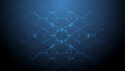 Seamless Minimal Geometric Grid Pattern Vector Background