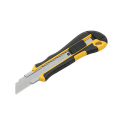 Cutter Tool on White Background, Industrial Cutting Tool Isolated, Fabric or Paper Cutter, Handheld Cutter Device, Precision Cutting Equipment
